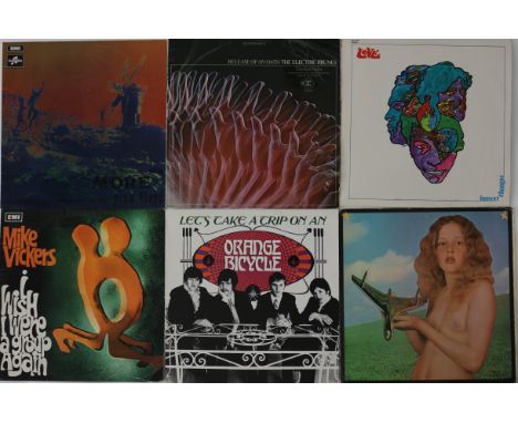 60s-70s PSYCH/CLASSIC/PROG ROCK - Mega collection of 58 x LPs with many collectable albums. Artists/titles include Mike VIcke