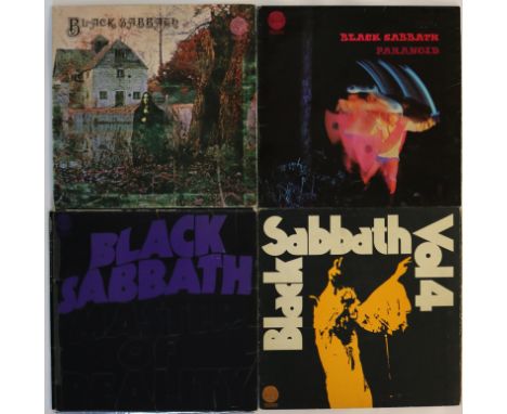 BLACK SABBATH - UK VERTIGO SWIRL COLLECTION - A smashing selection of the first 4 albums from the legendary rockers, with the