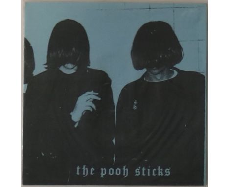 THE POOH STICKS - ON TAPE - First edition of the 7" single track, single sided release from the indie outfit (Fright 011). Th