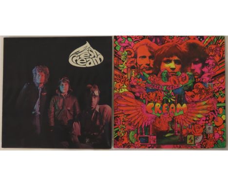 CREAM - The first two studio LPs from the famous trio,with these original UK pressings presented in wonderful condition. Titl