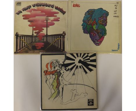 CLASSIC PSYCH LPS - Tremendous trio of 3 x LPs essential to any collection. Titles are The Velvet Underground - Loaded (1st U