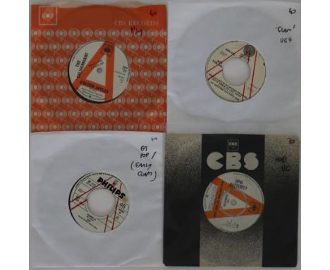 PSYCH/GLAM/MOD 7" DEMO RARITIES - Superlative selection of 4 x 7" UK demos. Titles are The Californians - Golden Apples (CBS 