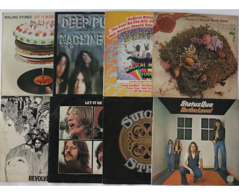 ROCK/POP - Nice selection of 23 x LPs with a small selection of 7". Artists/titles include The Rolling Stones - Let It Bleed 