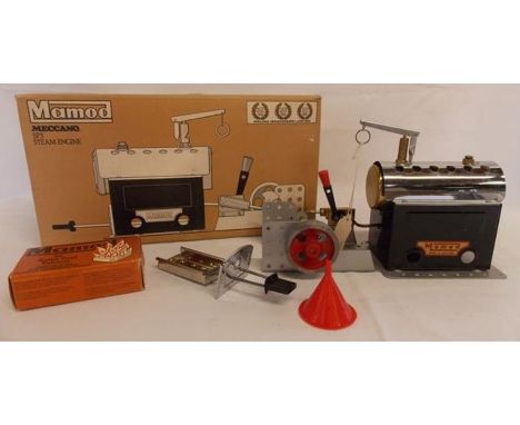 Mamod Meccano SP3 steam engine boxed
