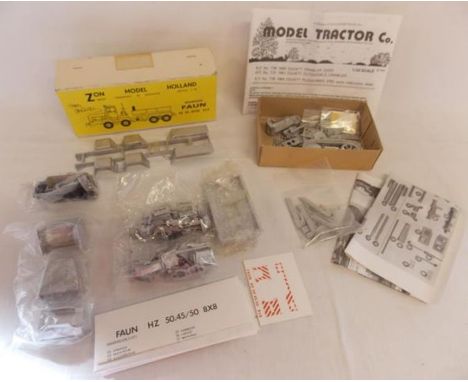 Zon Model Holland FAUN HZ and Model Tractor Co.T36 County Crawler 1955 Fordson DDN 1/32 scale metal model kits