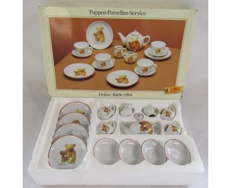 Boxed Steiff doll's tea service - Porcelain - Barle 1904