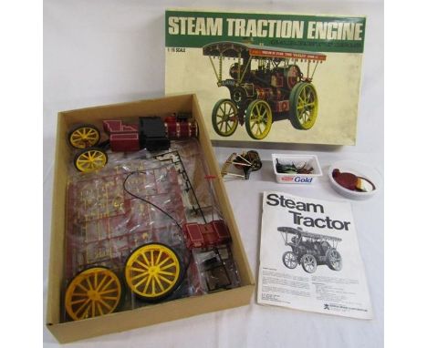 Bandai steam traction engine 1/16 model kit ' Garrett 1919 (part made)