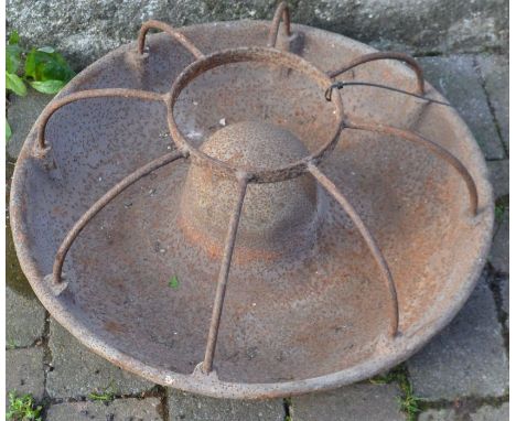 Cast iron 'Mexican hat' pig trough