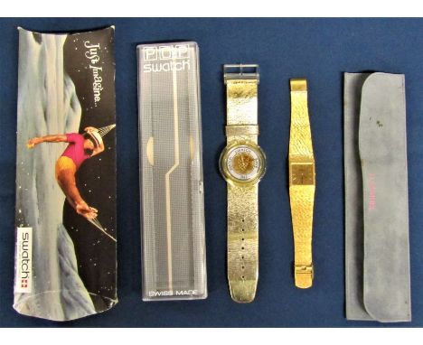 H.S Samuel watch and Swatch with cases
