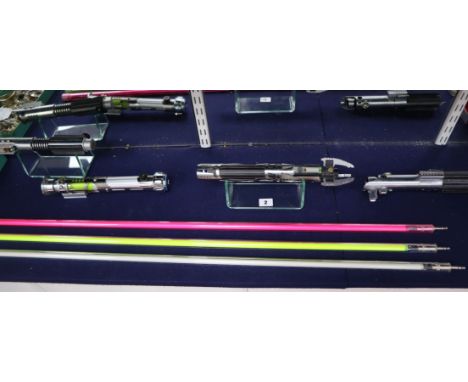 Star Wars - Parks Sabers - three replica metal bodied lightsabers, comprising Graflex, Echelon and Maelstrom Special models t