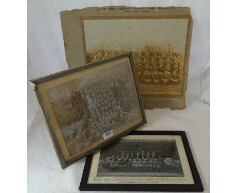 Photographs 2nd Battn. Duke of Cornwalls Light Infantry 1904 by Easden Naval/Army Studio of Stonehouse, Plymouth + 1945 photo