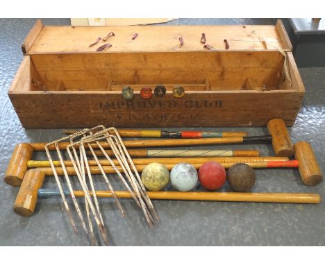 Vintage Croquet set  