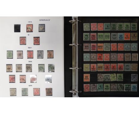 Stamps - 2 Ring files - German  