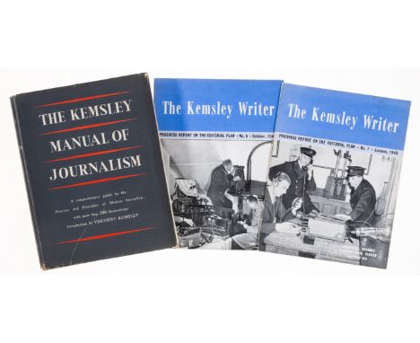 Fleming (Ian).- Gomer Berry (James, 1st Viscount Kemsley) The Kemsley Manual of Journalism, first edition, signed by Kemsley 