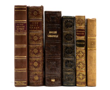 Juvenal. Juvenal's Sixteen Satyrs Or, A Survey of the Manners and Actions of Mankind, translated by Sir Robert Stapylton, eng