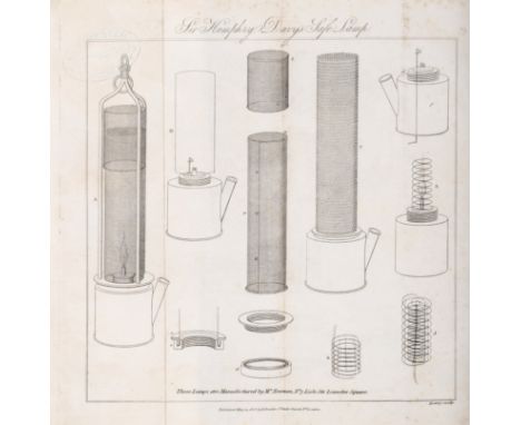 Mining.- Davy (Sir Humphry) On the Safety Lamp for Preventing Explosions in Mines, Houses Lighted by Gas, Spirit Houses, or M