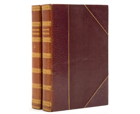 Congreve (William) The Comedies, 2 vol.,&nbsp;portrait frontispiece, half-titles, titles in red and black, scattered spotting