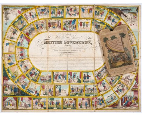 Board Games.- Wallis (J. &amp; E.) The Royal Game of British Sovereigns Exhibiting the Most Remarkable Events in Each Reign F