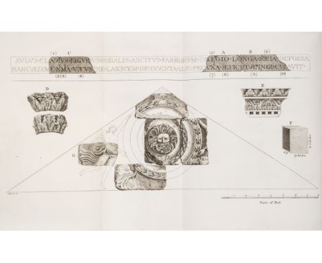 Antiquities.- Pownall (Thomas, Governor of Massachusetts Bay) Descriptions and explanations of some remains of Roman Antiquit