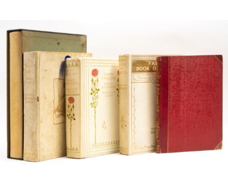 Allinghham (Helen) Happy England, "De Luxe Edition", one of 750 copies, signed by the artist, frontispiece and 80 colour plat
