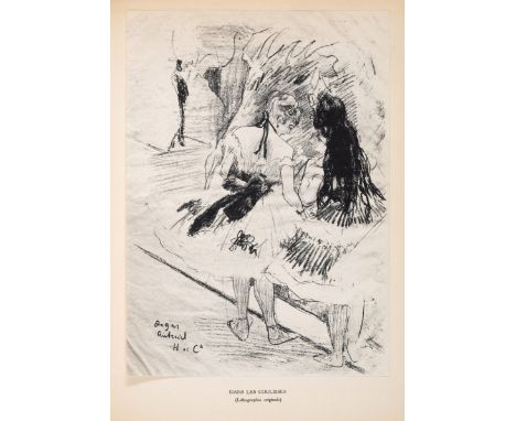 Degas (Edgar).- Lafond (Paul) Degas, 2 vol., number 1 of 60 deluxe edition copies with an original lithograph &ldquo;Dans Les