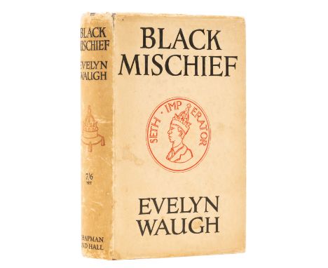 Waugh (Evelyn) Black Mischief, first trade edition, map frontispiece, occasional very light scattered spotting, original clot