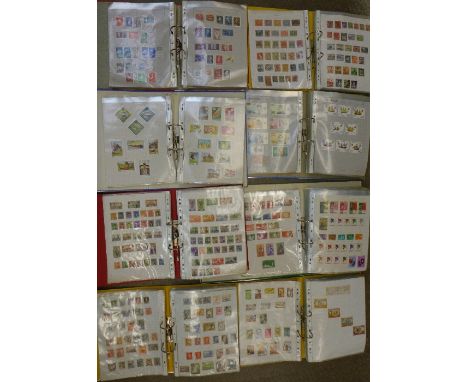 Stamps; eight lever arch files of World stamps, covering virtually every non-Commonwealth country