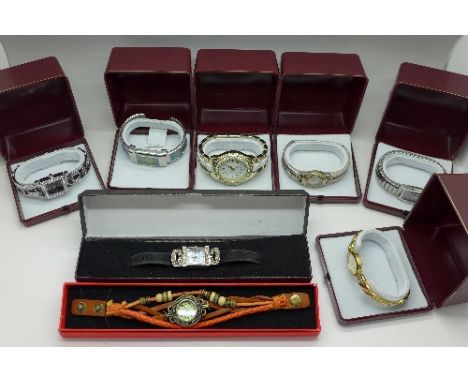 Eight watches including Rotary, etc.
