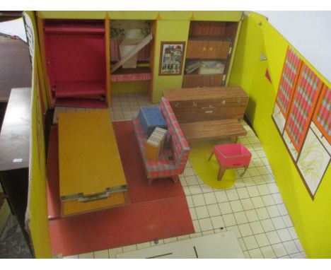 A Mattel Barbie's Dream House stock no. 816 with associated furniture 