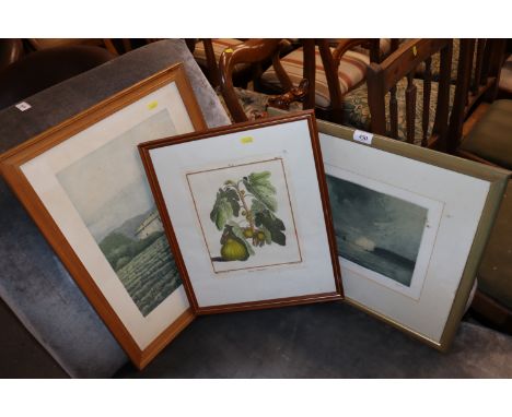 A pencil signed limited edition engraving "Fetching Into Poole" and one other etc.