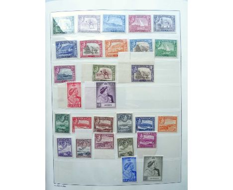 British Commonwealth Collection in four Lighthouse hingeless albums with material mostly from 19th century to early QEII, gen