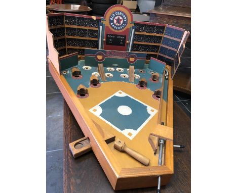 An Old Century Classics American Homerun baseball bagatelle game. 