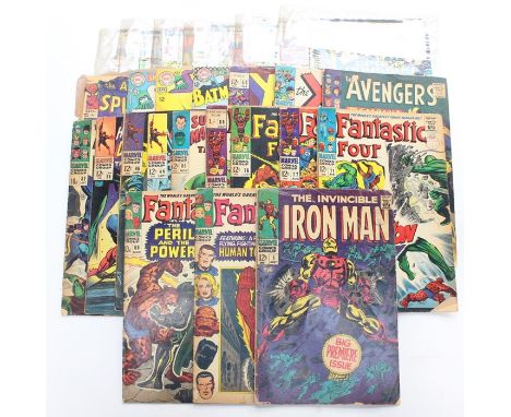 A collection of assorted Silver and Bronze Age comics to include: The Spectre #3, Showcase #60, Fantastic Four #71, #76, #77,