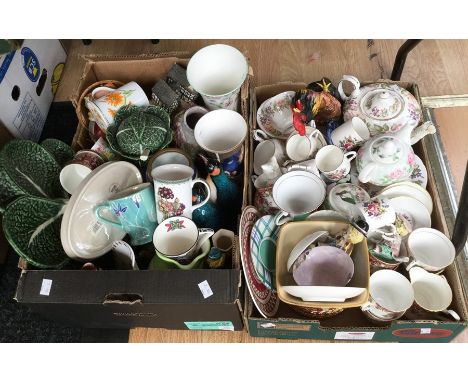 Collection of 20th and 21st century teawares, Royal Worcester, Royal Albert and Leonardo, along with other china and ceramic 