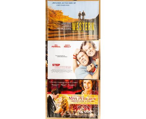 Collection of eight movie posters: Amy Foster (1997); Don't Look Back, Bob Dylan (1998); George of the Jungle (1997); Rocknro