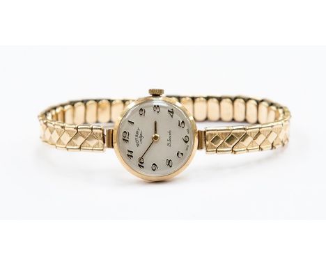 9ct ladies cocktail watches, Rotary with plated stamps