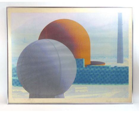 1970's School,'Quantum 1',indistinctly signed in pencil, numbered 39/85 and dated 1974,limited edition print,68 x 84 cm CONDI