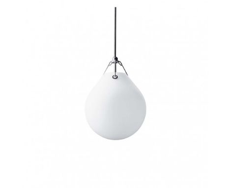 Anu Moser for Louis Poulsen, a 'Moser' matt opal glass pendant ceiling light, h. 25 cm