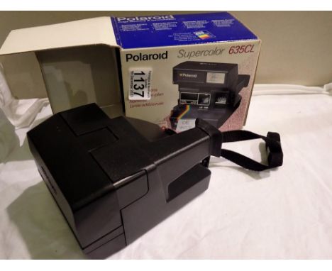 Polaroid Supercolor 635CL camera  untested. UK P&amp;P Group 1 (£16+VAT for the first lot and £2+VAT for subsequent lots) 