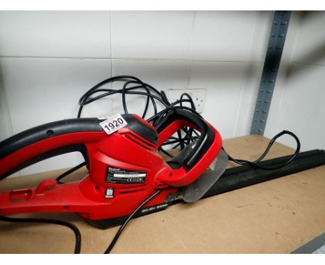 Einhell hedge cutter. All electrical items in this lot have been PAT tested for safety and have passed. This does not confirm