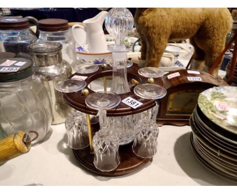 Decanter and glasses set. Not available for in-house P&amp;P 