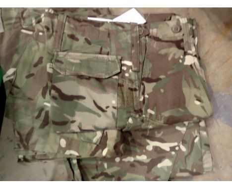 Ten pairs of current issue British army combat pants. UK P&amp;P Group 3 (£30+VAT for the first lot and £8+VAT for subsequent
