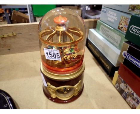 Mr Christmas gold label clock. Not available for in-house P&amp;P 
