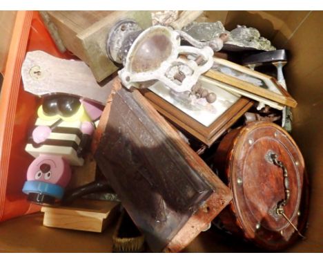 Quantity of mixed homewares including tins, barometer etc. Not available for in-house P&amp;P 