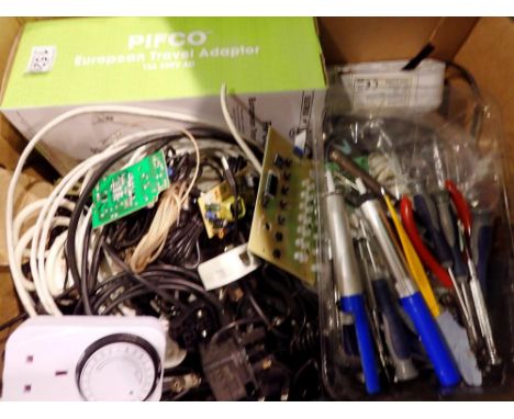 Mixed electricals including tools. Not available for in-house P&amp;P 