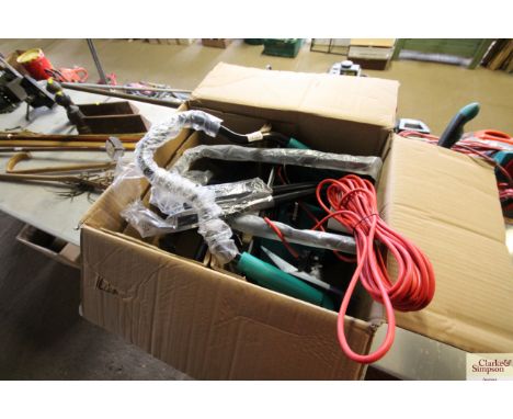 A Ferrex 1200w electric tiller as new with original box and owners manual
