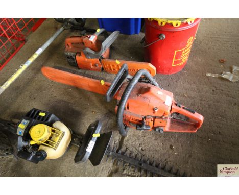 A Sachs-Dolmar 111 petrol chainsaw