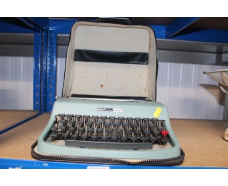 An Olivetti typewriter 