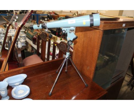 A Luna telescope on tripod stand