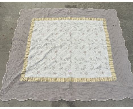A bed quilt 76" x 80"